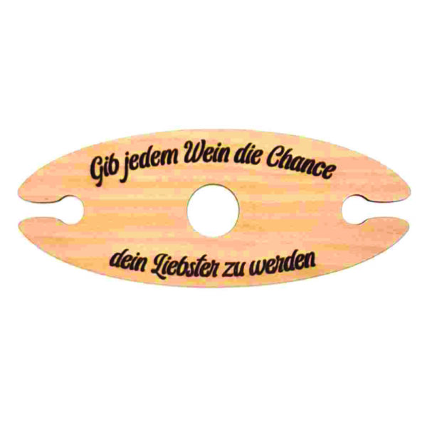 Flasche-Gläser-Halter "Chance"