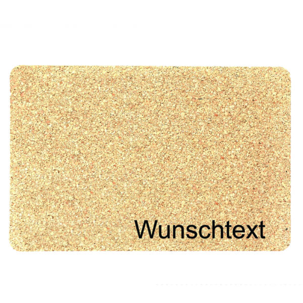 Tischset Kork - Wunschtext